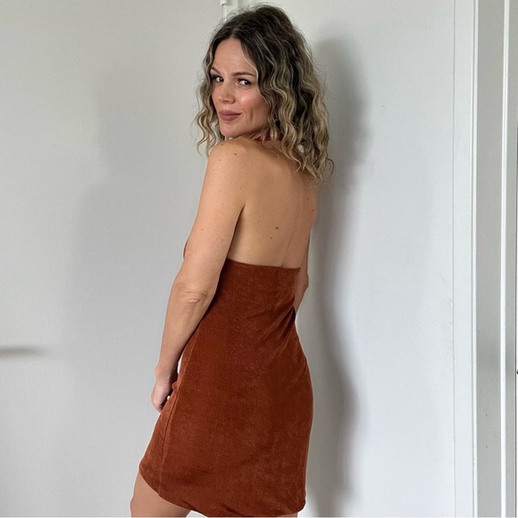 With Jean Lena Dress in Brown - Picture 6 of 9